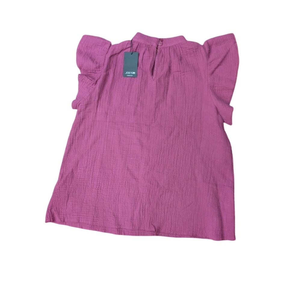 NWT Joe’s Cotton Gauze Flutter Sleeve Top in Rose-Size XS - Picture 4 of 5